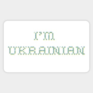 I'm Ukrainian Sticker